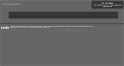 Desktop Screenshot of directshopper.de
