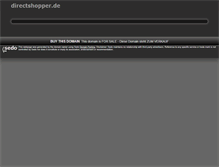 Tablet Screenshot of directshopper.de